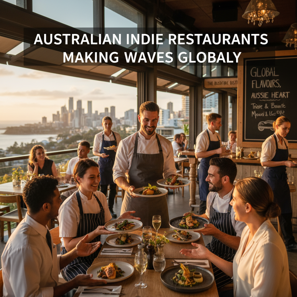A lifestyle photograph illustrating Australian Indie Restaurants Making Waves Globally